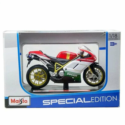 Мотоцикл Maisto DUCATI 1098S 1:18 39300 мотоцикл maisto ducati panigale v4 s corse 1 18 39300