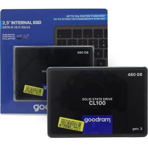 SSD Goodram CL100 gen.3 SSDPR-CL100-480-G3