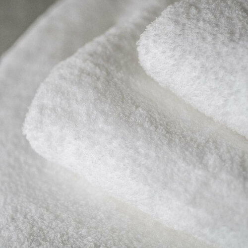 Махровое полотенце 50x100 банное белого цвета terryOne 1 шт. 450 г/м2