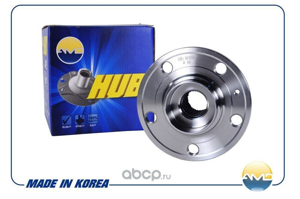 Ступица передняя volkswagen (polo седан v ) skoda (rapid nh3) (1,6) amd amd. hub59