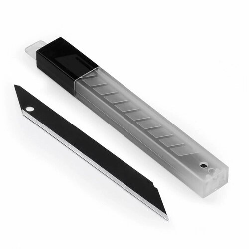 Лезвия сменные 9 мм для ножей строительных Smartbuy tools, отлам, заостр. торец, 10 шт,(SBT-SKT-9) smartbuy sbt plf 160p1 160 мм