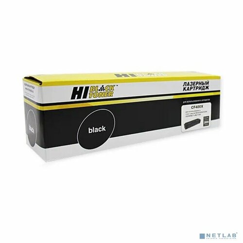 Hi-Black Расходные материалы Hi-Black CF400X Картридж HB-CF400X для HP CLJ M252/252N/252DN/252DW/277n/277DW, №201X, Bk, 2,8K картридж ds cf400x 201x повышенной емкости увеличенный ресурс