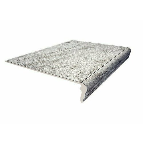 Плитка из керамогранита KERAMA MARAZZI SG158700N/GR фронтальная Терраса серый противоскользящий Ступень 40,2x30 (цена за 1 шт)