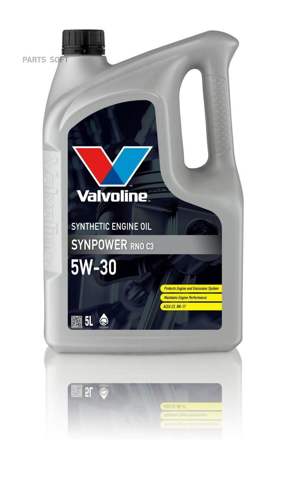 VALVOLINE 895069 Масо моторное синтетическое SynPower RNO C3 5W-30, 5