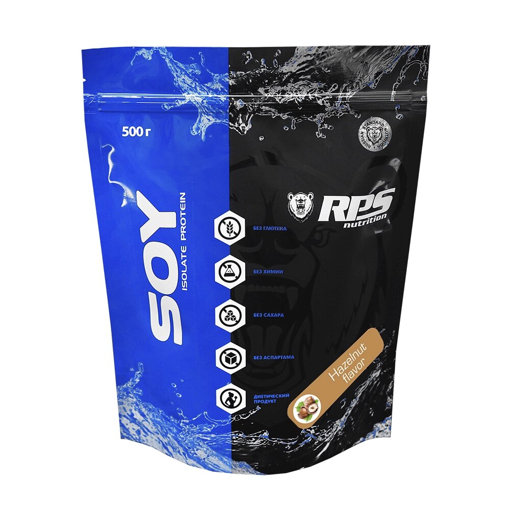 RPS Nutrition Soy Protein, 500 g (фундук)