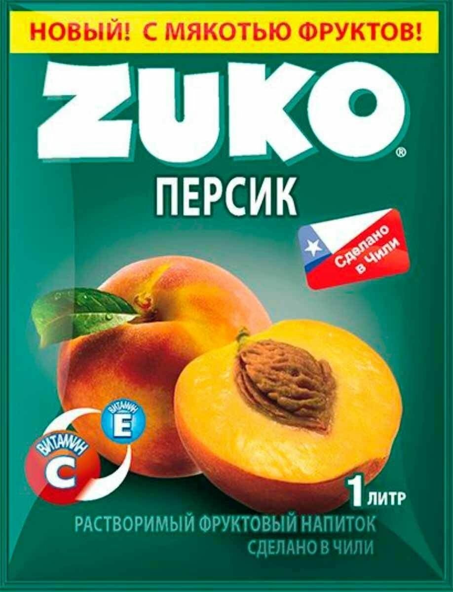 Растворимый напиток ZUKO Персик, 20 п, 12 шт.