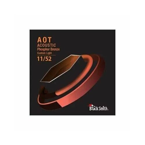 Струны для акустической гитары BlackSmith AOT Acoustic Phosphor Bronze Custom Light 11/52