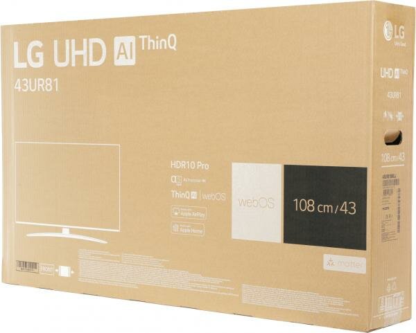 Телевизор ЖК 43" LG LG 43UR81006LJ - фото №7