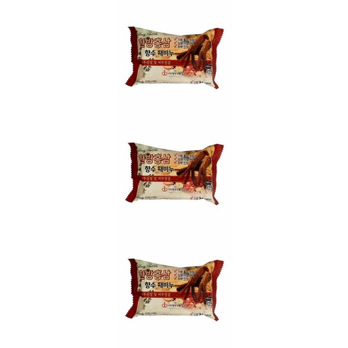 Verpia Мыло-пилинг Красный женьшень, 150 г, 3 шт