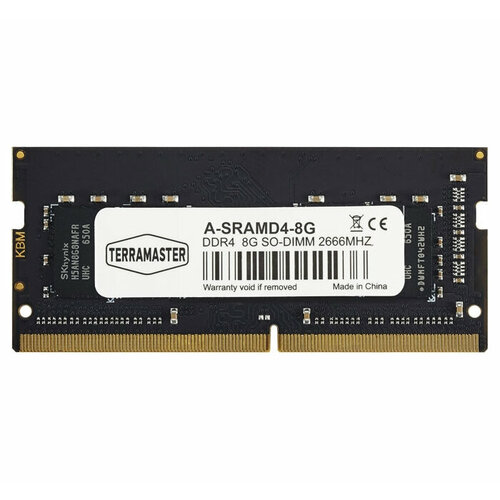 Оперативная память TerraMaster A-SRAMD4-8G8GB PC4-21300 DDR4 UDIMM-2666MHz SO-DIMMв комплекте 1 модуль 855000₽