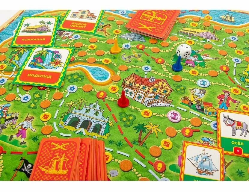 Игра настольная Дорфа Медиа Пираты и кладоискатели Дрофа Медиа - фото №19