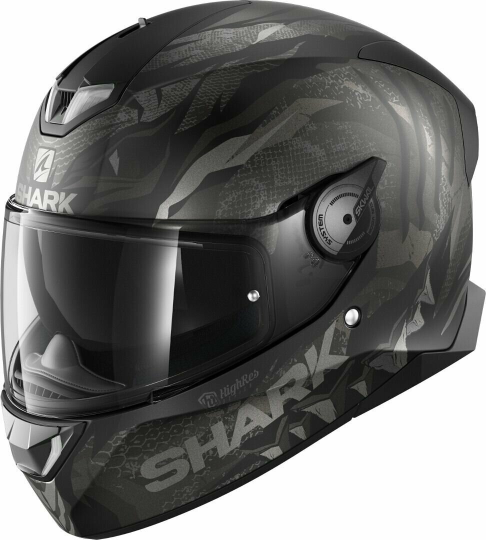 Мотошлем интеграл SHARK SKWAL 2 IKER LECUONA MAT Black/Antracite/Silver, XS