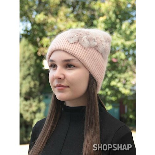 фото Шапка shopshap шапка shopshap йона, размер 55, розовый