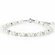 Браслет Sirius Jewelry, серебро, 925 проба, родирование, жемчуг к...