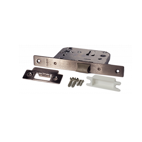 Защелка дверная сантехническая CARDA 201А матовый никель/хром