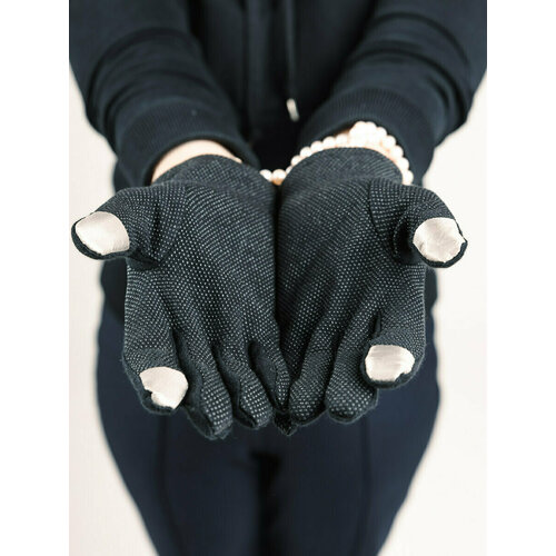 Перчатки сенсорные, черные, размер XL (1 пара в уп.)