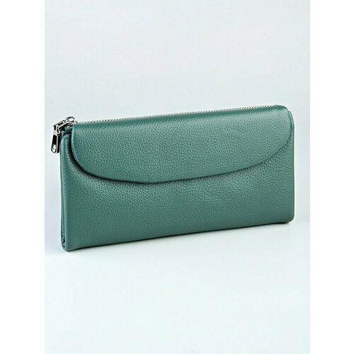 фото Кошелек walletcomfort, фактура зернистая, зеленый morios