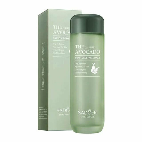 Тонер для лица THE Organic AVOCADO 130 мл SADOER