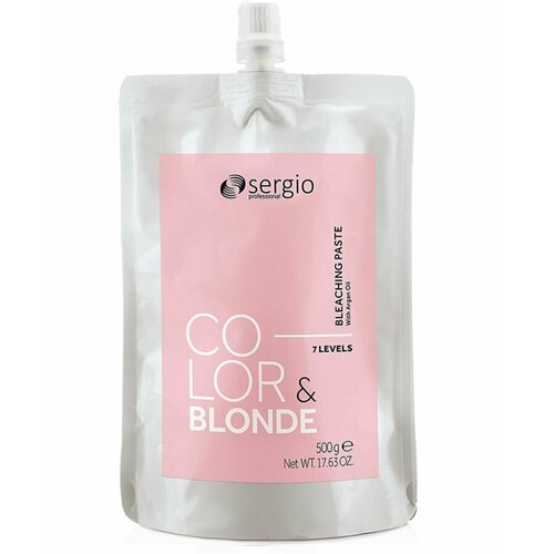 SergioProf Обесцвечивающая Паста Color&Blonde, 500 гр