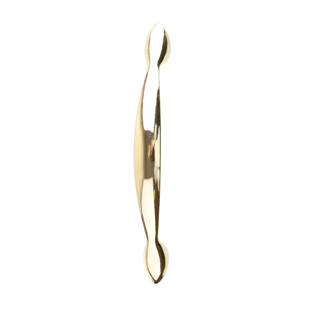 Ручка-скоба мебельная 96 мм, цвет золото