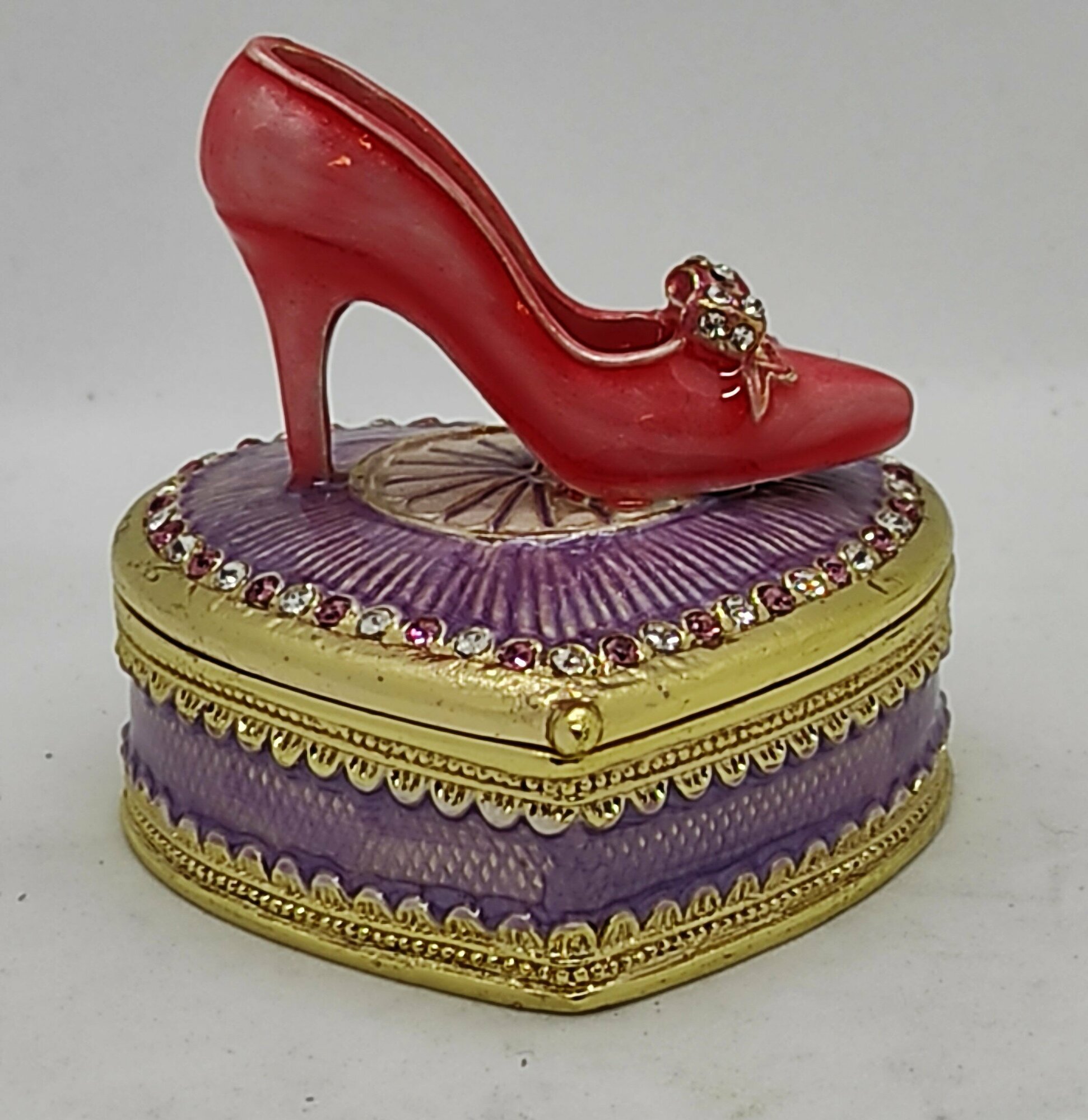 фото Шкатулка Фаберже " туфелька"