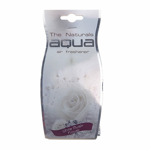 Ароматизатор подвесной пластина white musk Naturals Flower Drop AQUA 292₽
