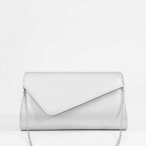 фото Сумка клатч сима-ленд, серебряный