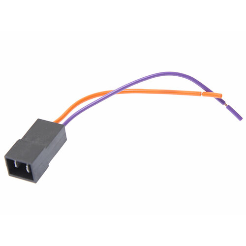 Разъем соединительный 63мм штырь 2-клеммный папа в сборе с проводами аэнк 180₽