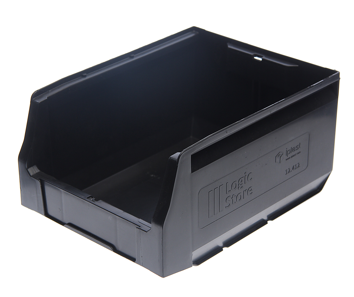 Лоток складской 300х225х150мм черный IPLAST