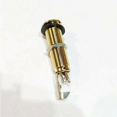 Выходной разъем электрогитары, золото, Paxphil LJ-20/2P-GD золотистый