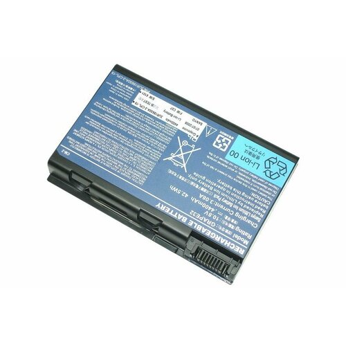 Аккумуляторная батарея для ноутбука Acer Aspire 5100 (BATBL50L6) 10,8-11,1V 5200mAh OEM черная, код 007805