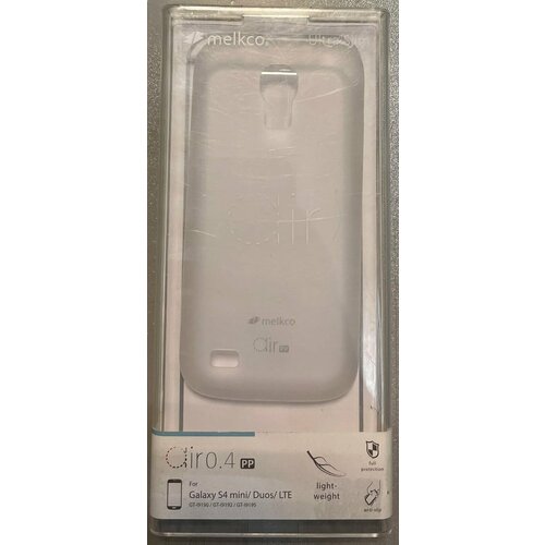 Для Samsung Galaxy S4 mini GT-i9190 GT-i9192 GT-i9195 ультратонкая задняя пластиковая накладка Melkco Air 4.0 прозрачный