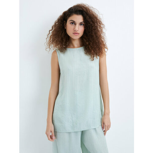 фото Топ zarina, размер m (ru 46), зеленый