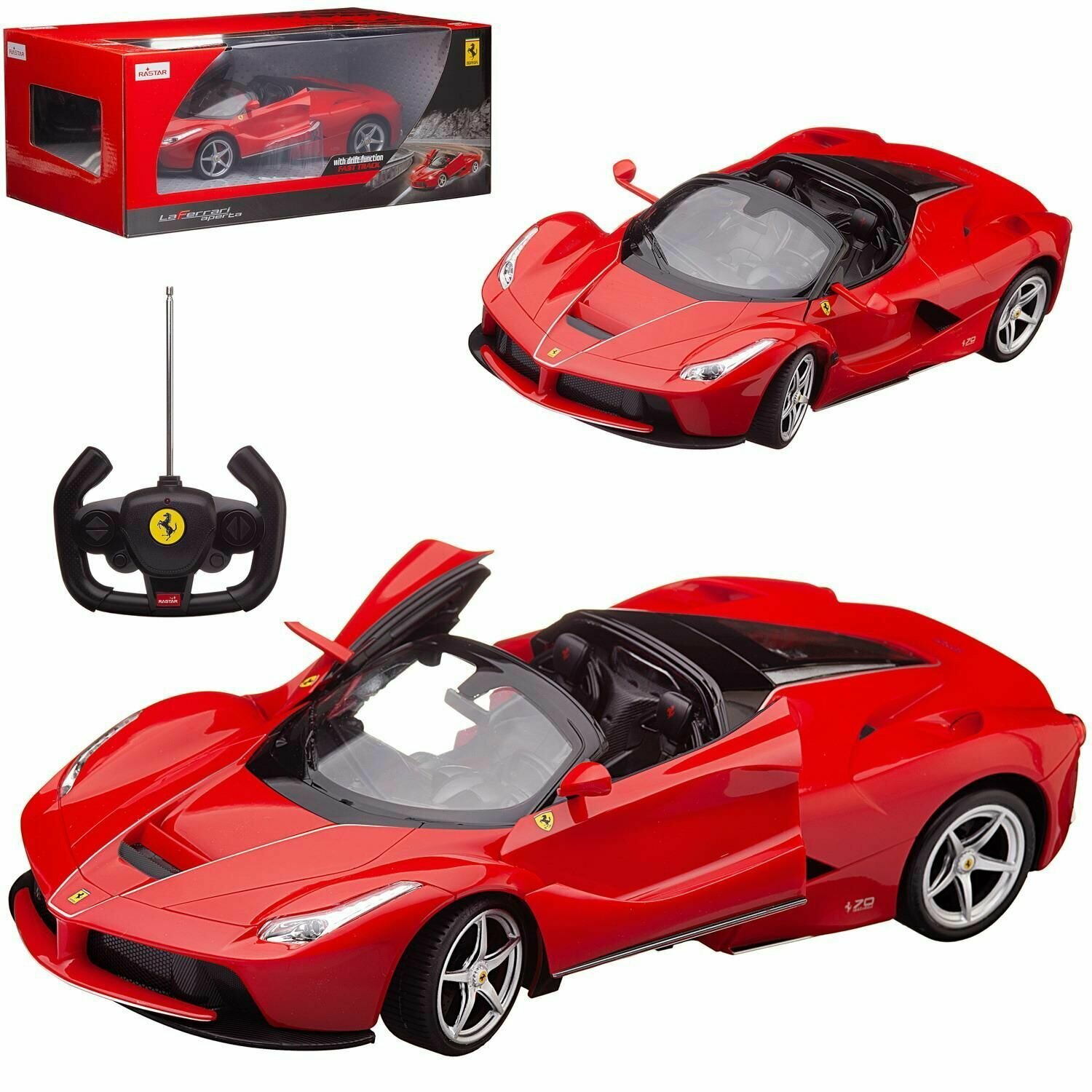 Легковой автомобиль Rastar Ferrari LaFerrari Aperta 75800, 1:14, 33 см — фото 17