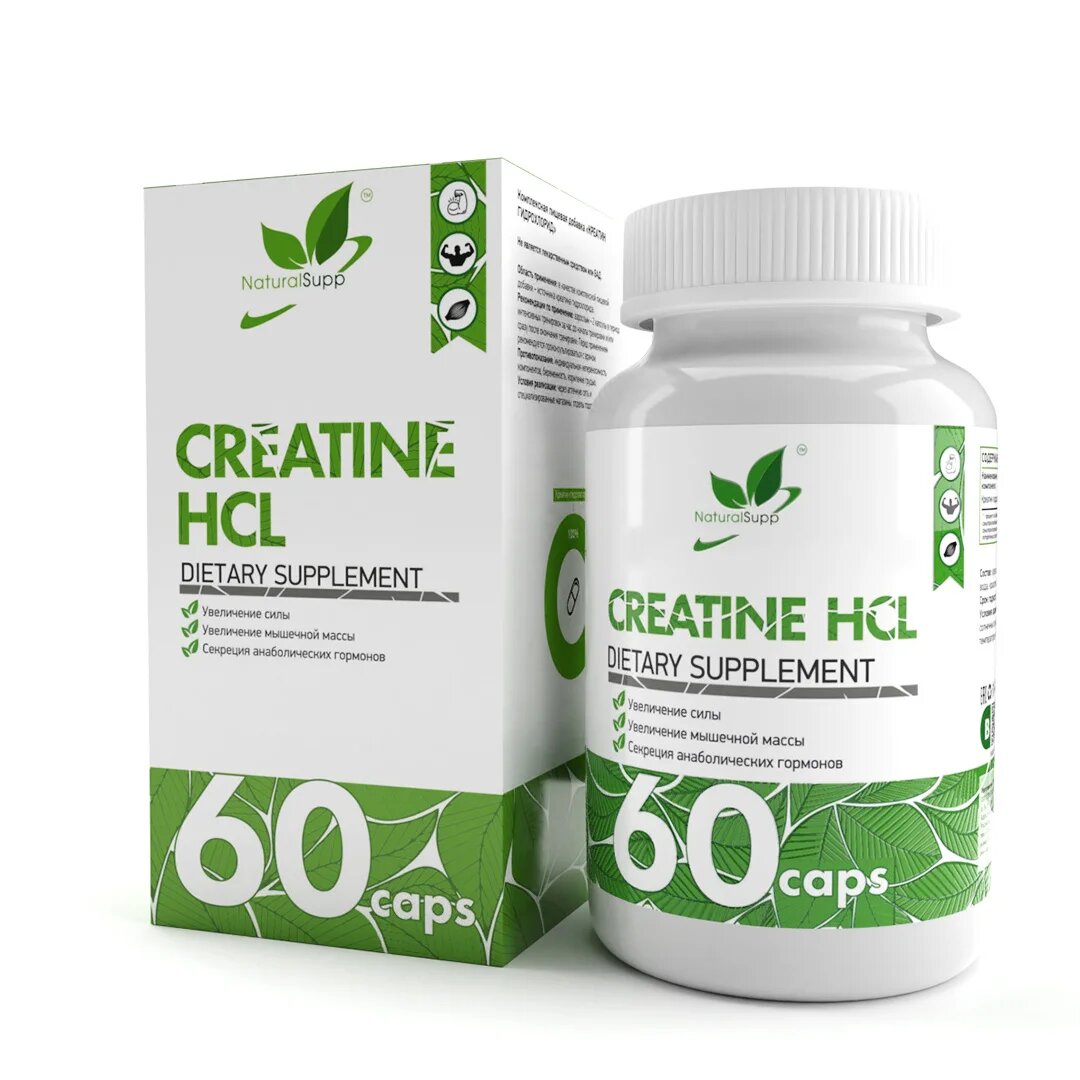 Natural Supp Creatine HCL (60 капс.)