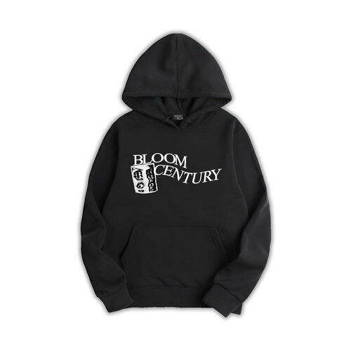 фото Худи bloom century, размер 50, черный
