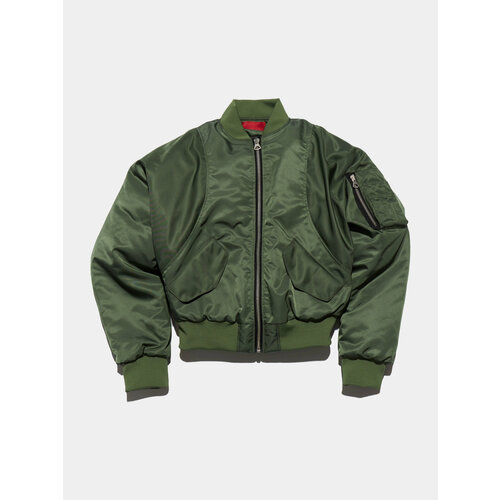 фото Бомбер red september crop w, размер m, зеленый