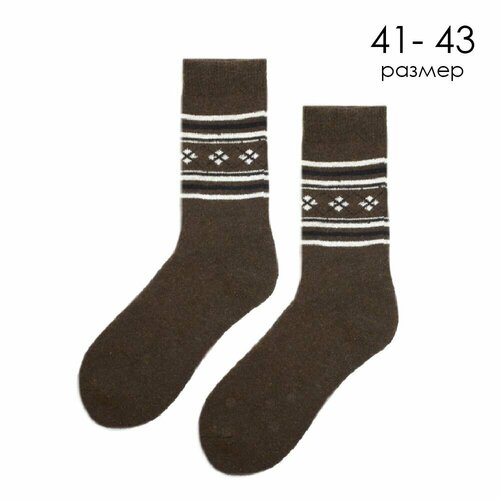 Носки Good Socks, размер 27, коричневый махровые мужские носки socks