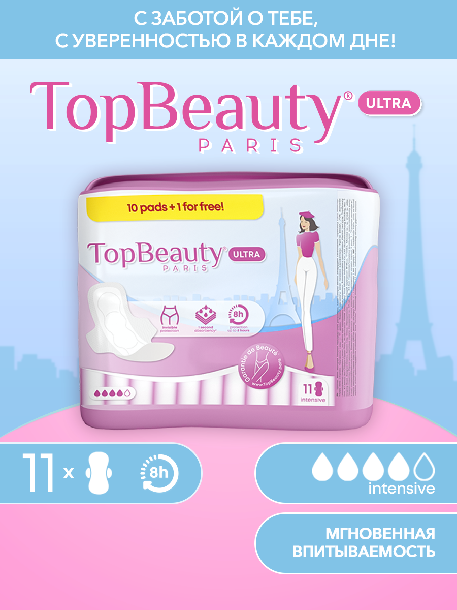 Прокладки TopBeauty Paris Intensive для критических дней