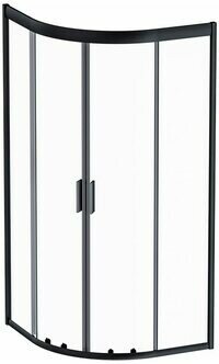 фото Душевой уголок Am.Pm Gem W90G-401A090BT 90x90, стекло прозрачное, профиль черный матовый