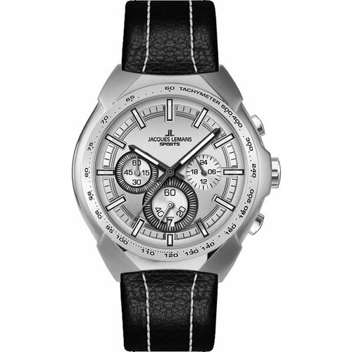 фото Наручные часы jacques lemans sport, серебряный