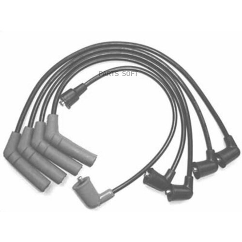 ALD A03019 Компект проводов зажигания (черный сиикон) MITSUBISHI: COLT II 84-88, L 200 96-, LANCER I-III