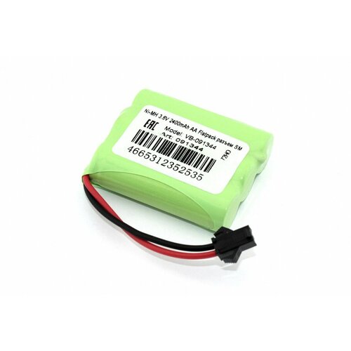 Аккумулятор Ni-MH 3.6V 2400mAh AA Flatpack разъем SM