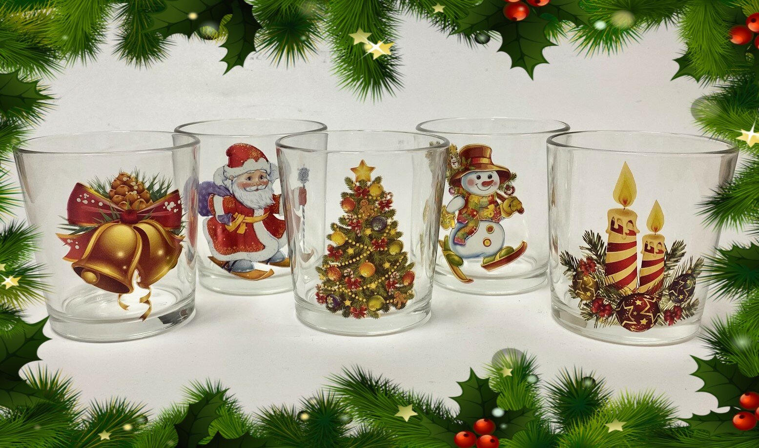 фото Набор стаканов Новый год