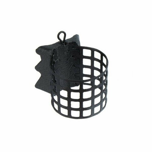 фото Груз-кормушка металлическая me alligator m perfo, цвет matt black, 60 г, 28 мл x-feeder