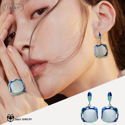 Изображение товара Серьги, искусственный камень