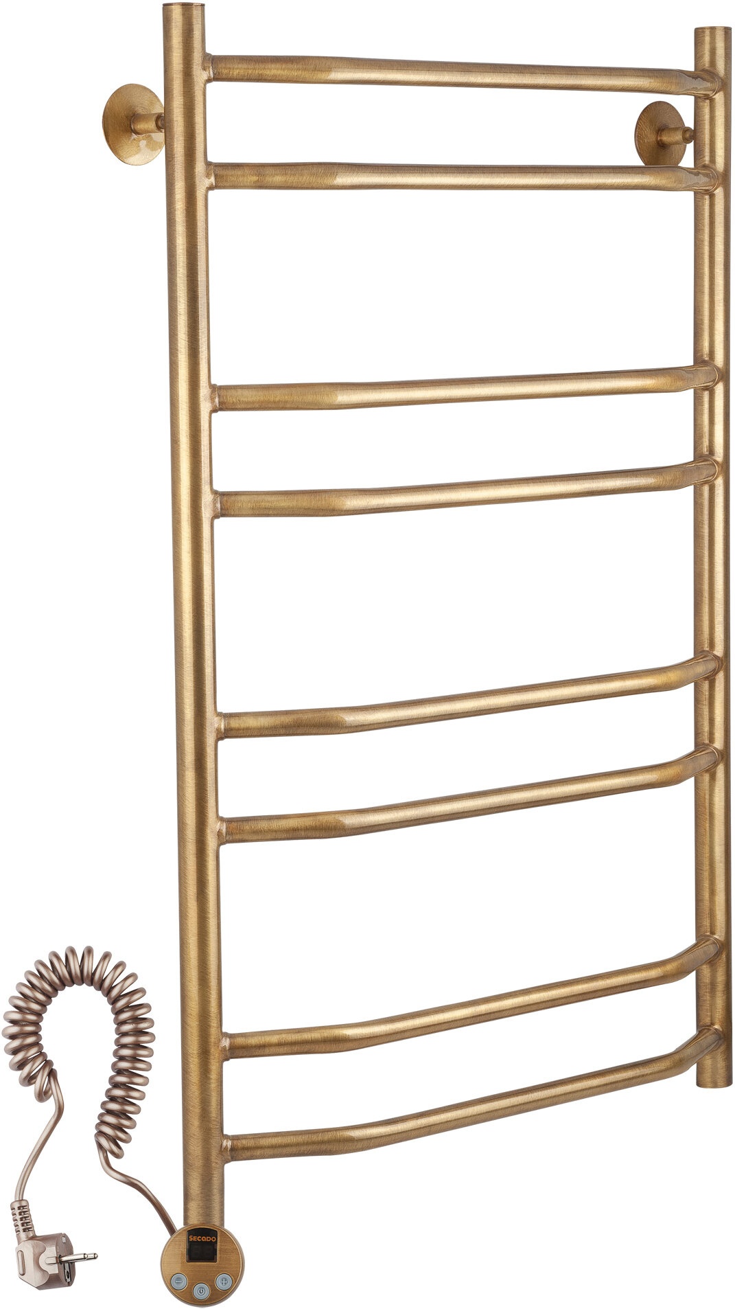 фото Полотенцесушитель электрический Secado Агата 4 50х80 бронза, L