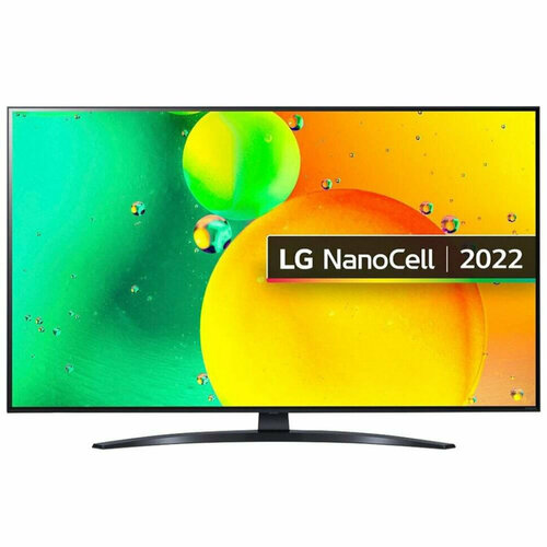 LG Телевизор 65 LG 65NANO766QA DLED, 4K Ultra HD 38402160, NanoCell, Smart TV, темно-синий телевизор lg 50 50up78006lc ultra hd 4k smarttv