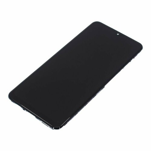 чехол накладка krutoff soft case моторы для samsung galaxy a13 5g a136 черный Дисплей для Samsung A136 Galaxy A13 5G (в сборе с тачскрином) в рамке, черный, AAA