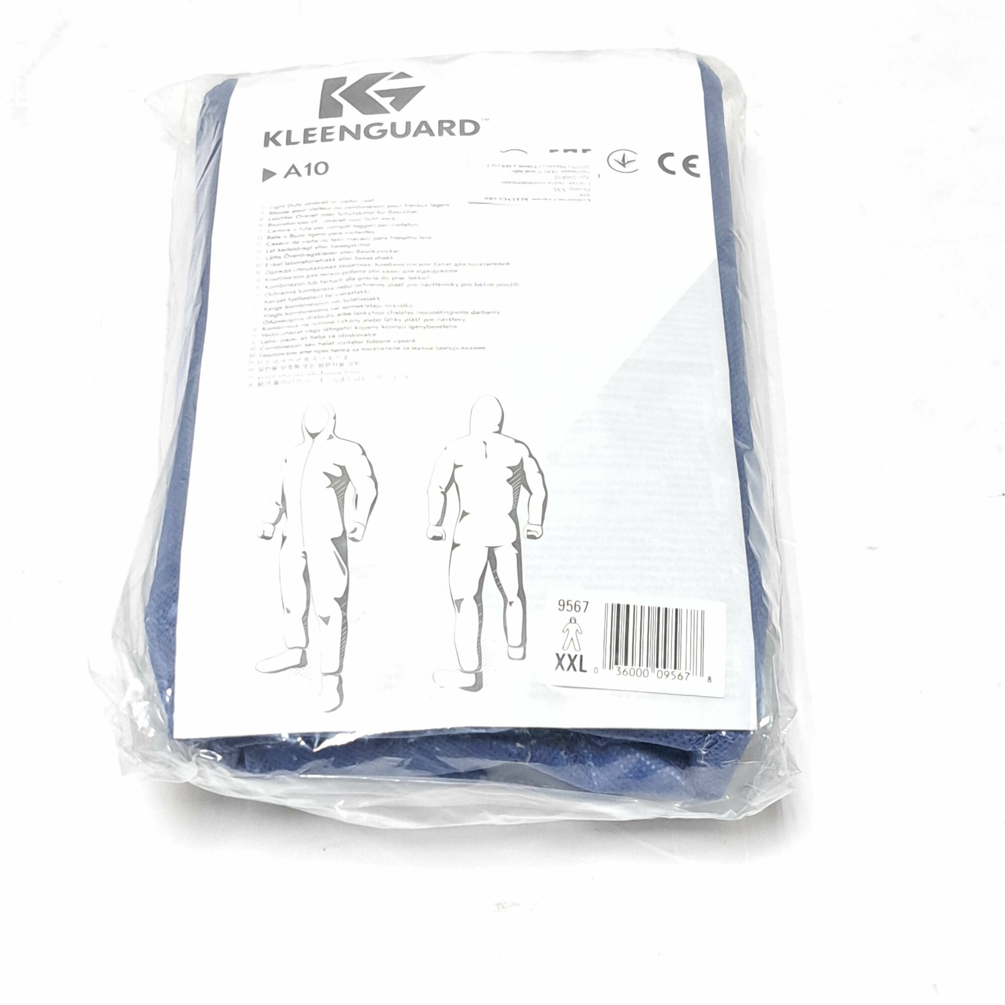 Комбинезон одноразовый с капюшоном синий Kimberly Clark Kleenguard A10 (размер XXL, 95670)